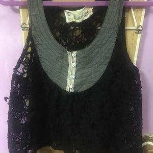 Scrapbook Lace bib vest